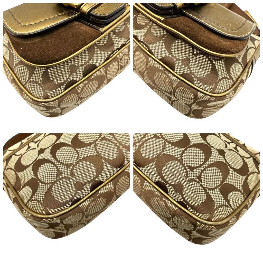 2120 Coach Soho Flap Shoulderbag Gold