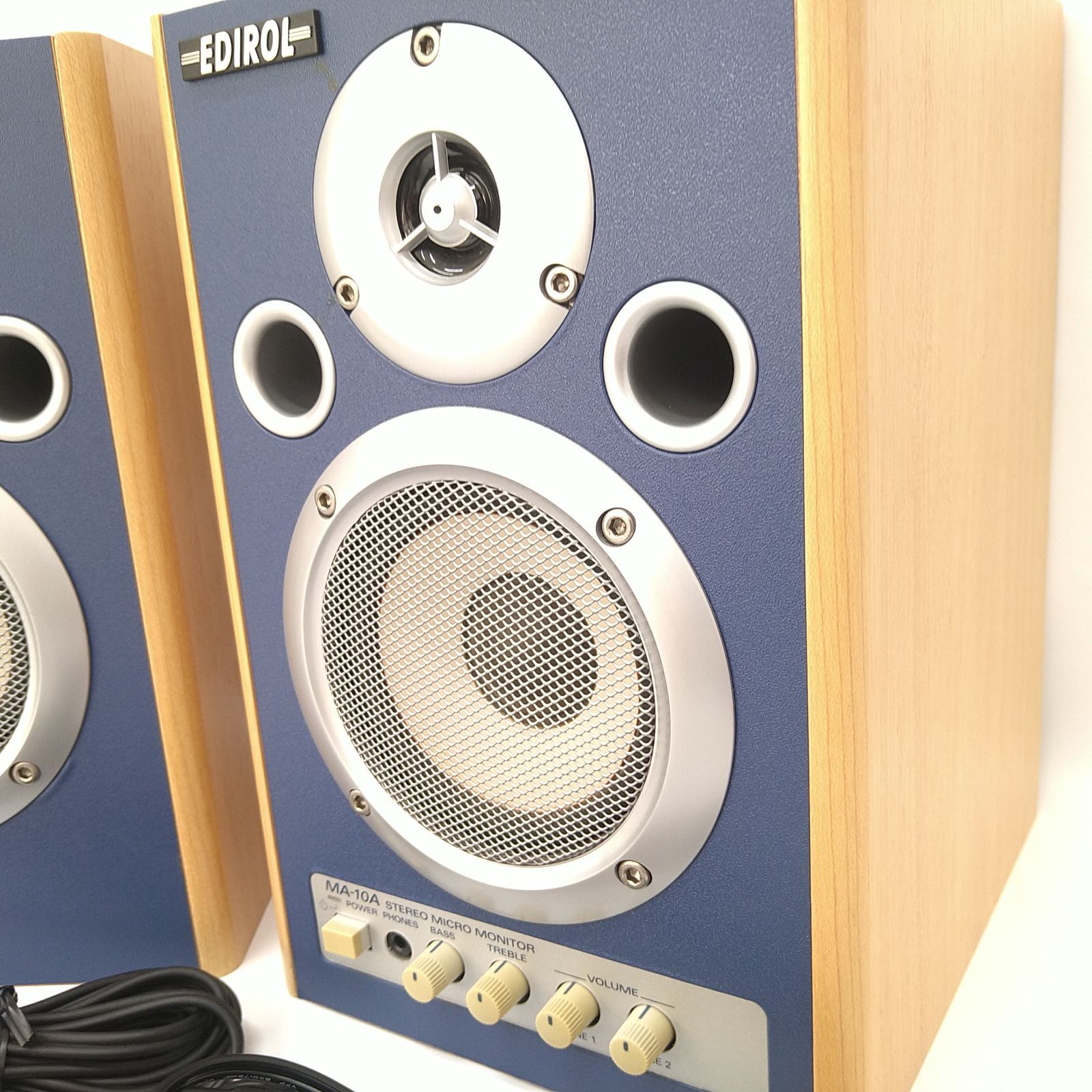 Roland ローランド MA-10A モニタースピーカー【動作確認済】 Roland ステレオモニタースピーカー MA-10A - メルカリ