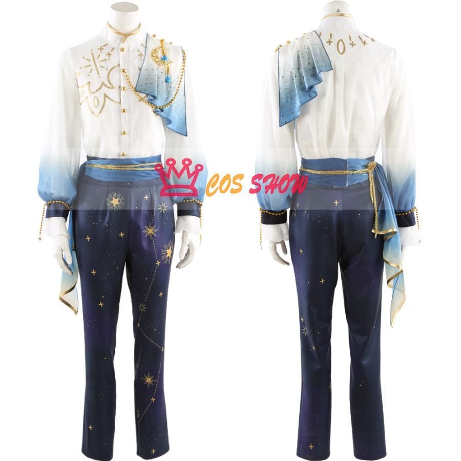 あんさんぶるスターズ! あんスタ スターライトパレード 朱桜司 コスプレ衣装 fine ＆ Knights ブルー cosplay 仮装 オーダーメイド製作