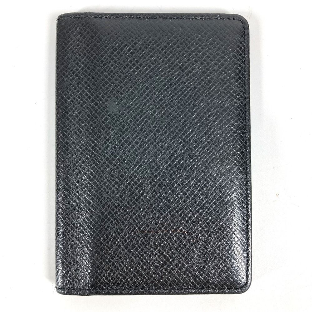 LOUIS VUITTON ルイヴィトン カードケース オーガナイザー ドゥ ポッシュ M30512 タイガレザー アルドワーズ ブラック