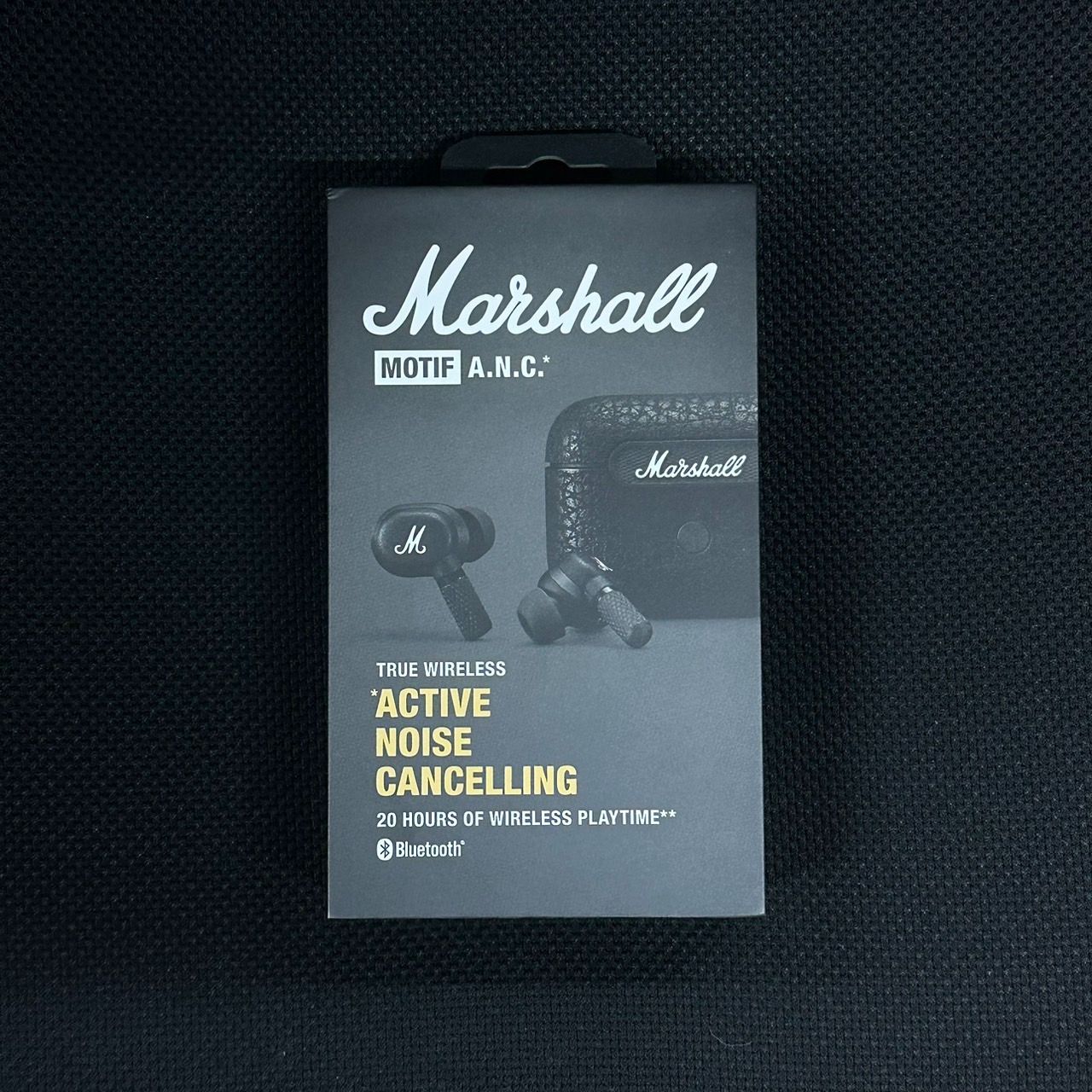 ジャンク品 (付属品付き)】Marshall ワイヤレスイヤホン MOTIF II