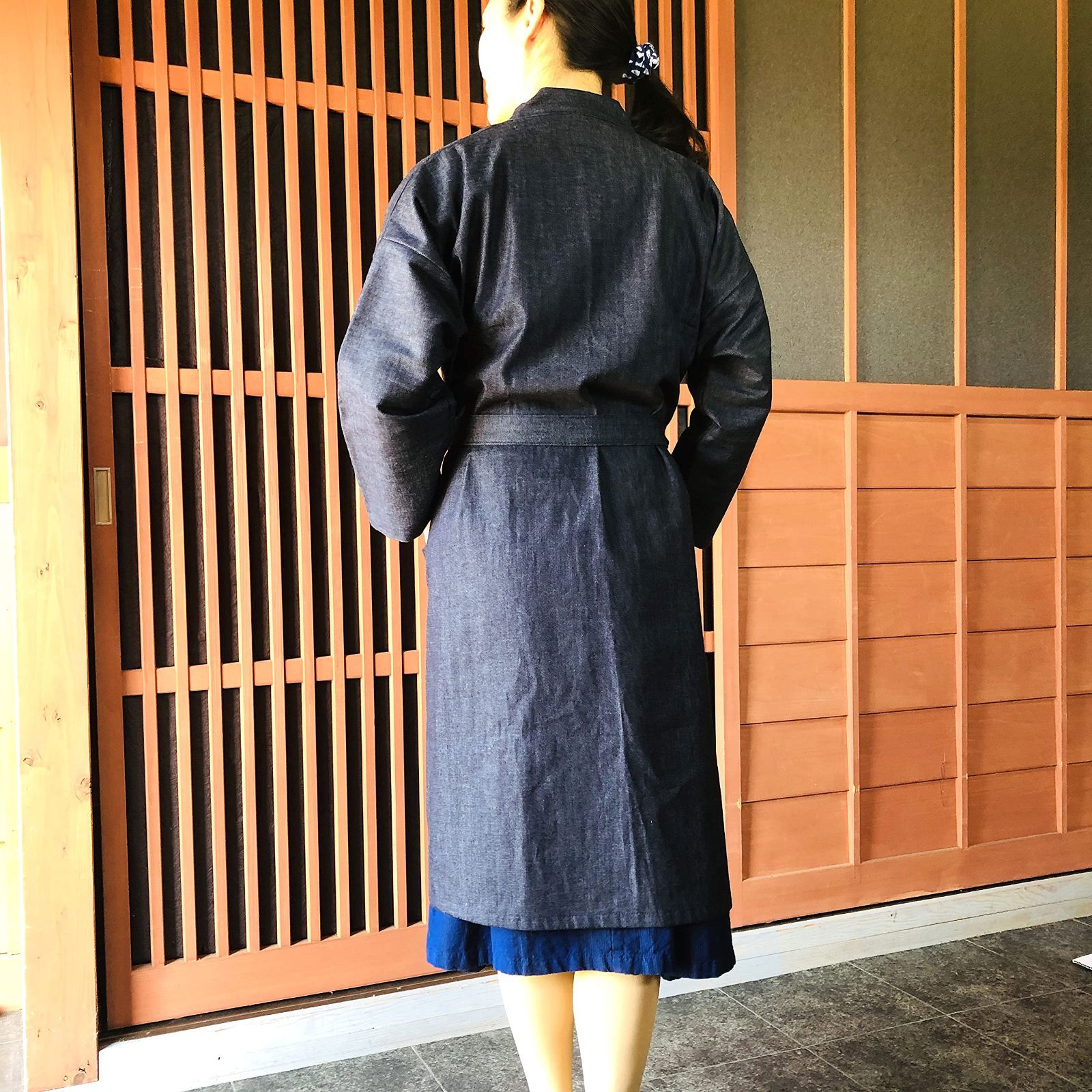 デニム作務衣