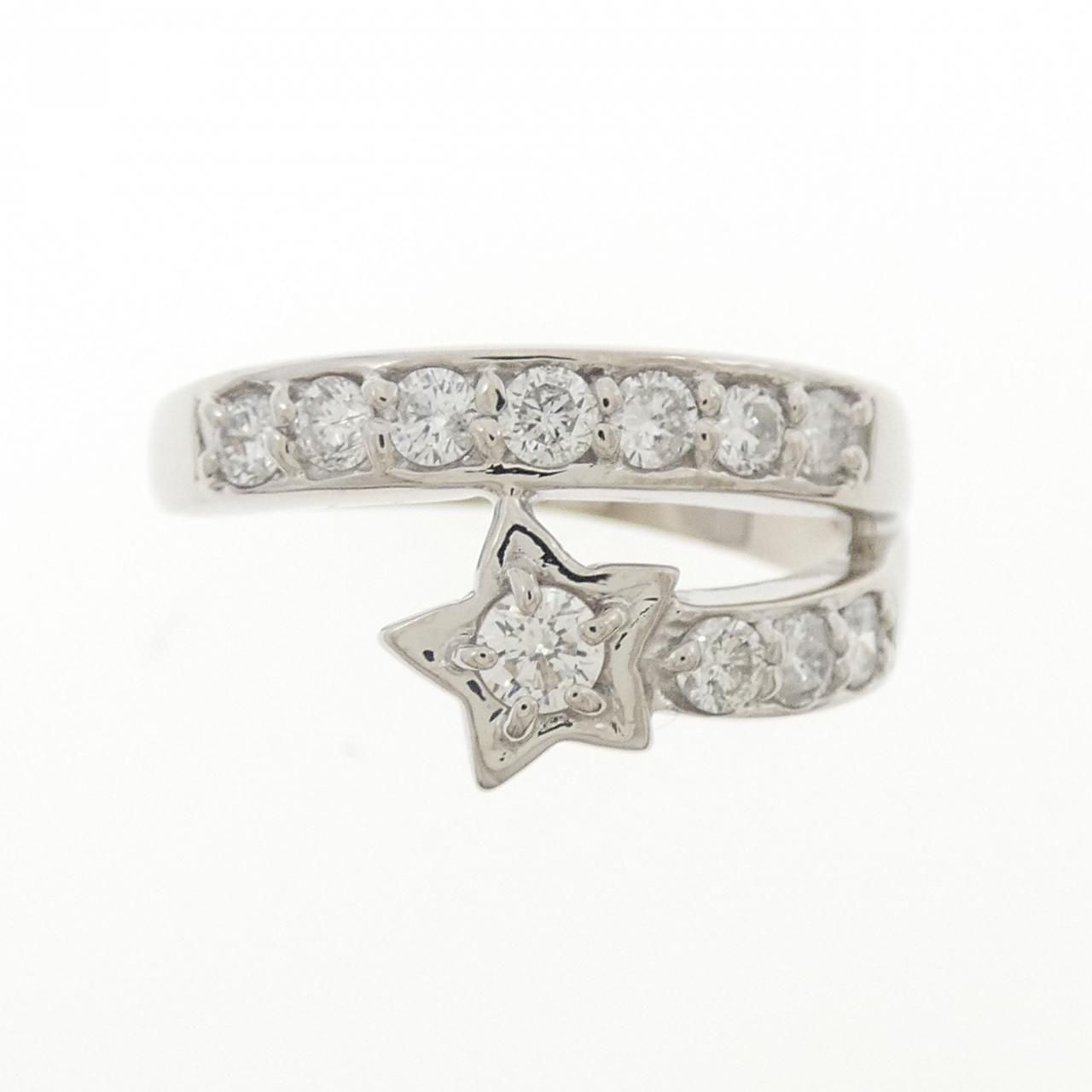 PT900 スター ダイヤモンド リング 0.49CT
