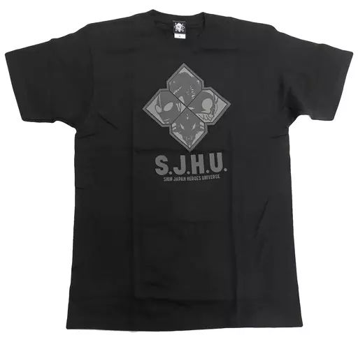 【中古】衣類 メインビジュアル Tシャツ ブラック XLサイズ 「シン・ジャパン・ヒーローズ・ユニバース POP UP GALLERY at baseyard tokyo」