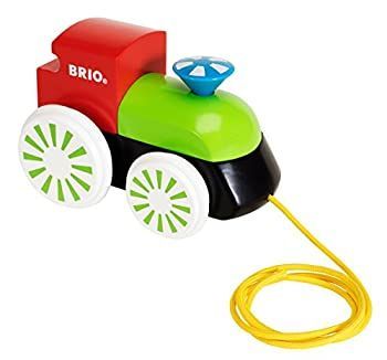 【中古】(非常に良い)BRIO 木製蒸気機関車(カラー) 30240