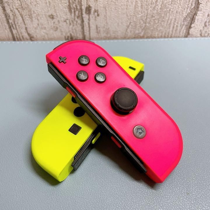 美品 人気カラー ピンク イエロー Switch 左右セット ジョイコン Nintendo Switch Joy-Con(L) パステルピンク/(R) パステル