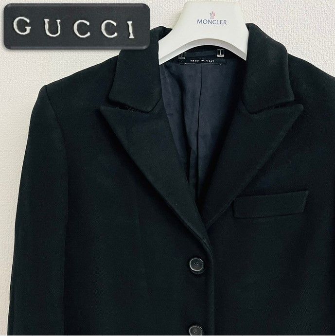 GUCCI グッチ ロングコート チェスターコート 44