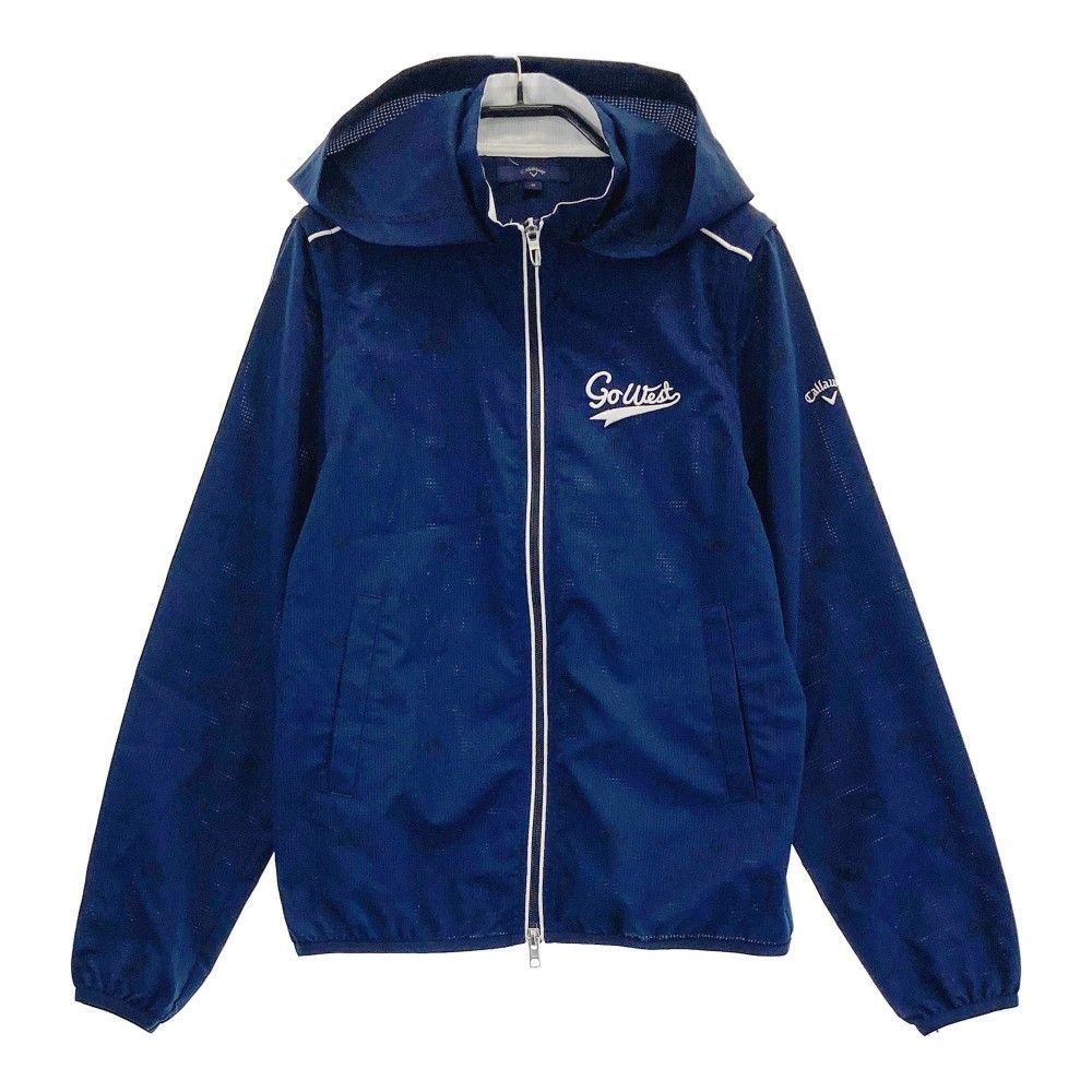 Callaway キャロウェイ ネイビー セットアップ ジャンパー S CALLAWAY キャロウェイ ジップジャケット 総柄 ネイビー系 M