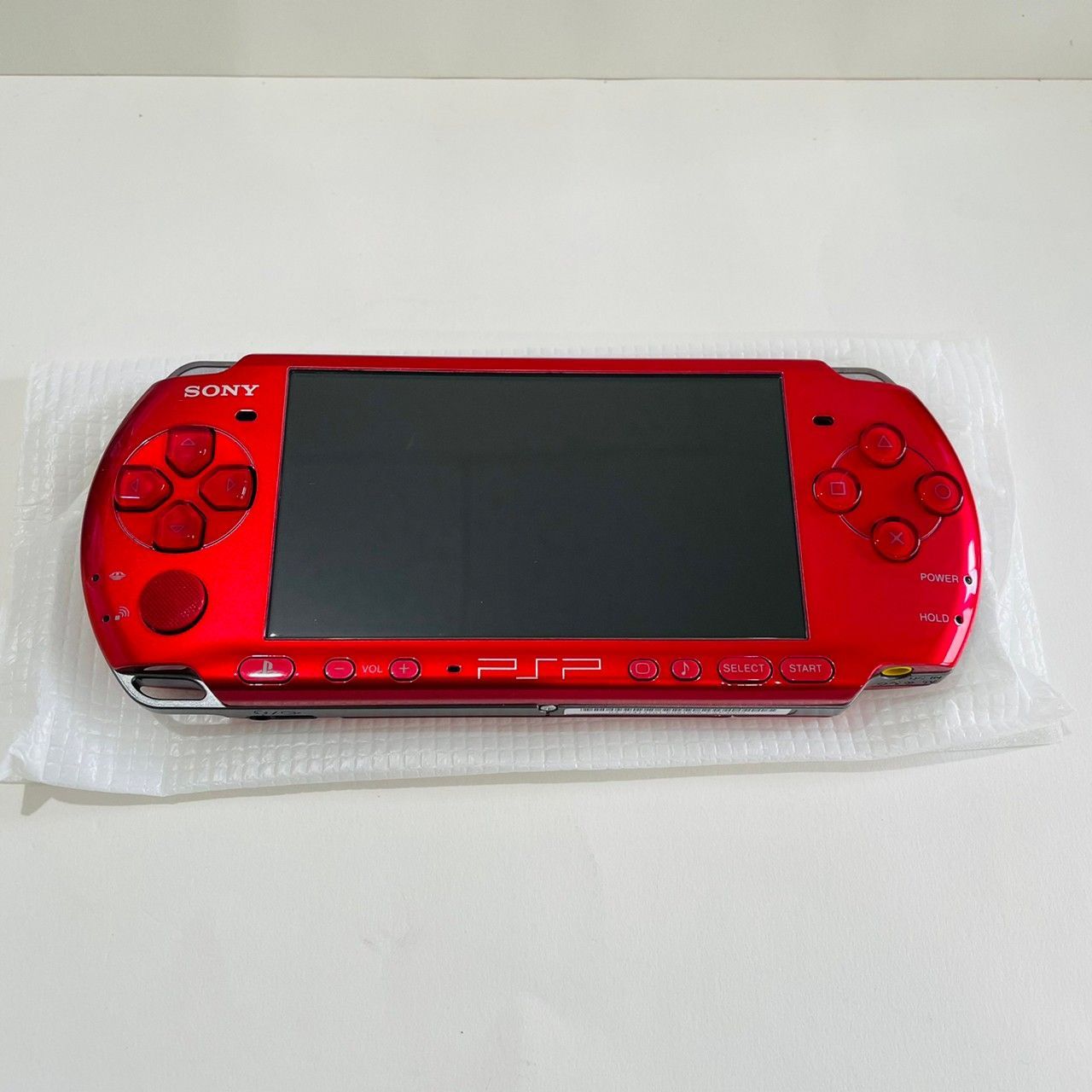 完品 美品』SONY PSP 3000 レッド 本体 新品バッテリー付属 ソニー 