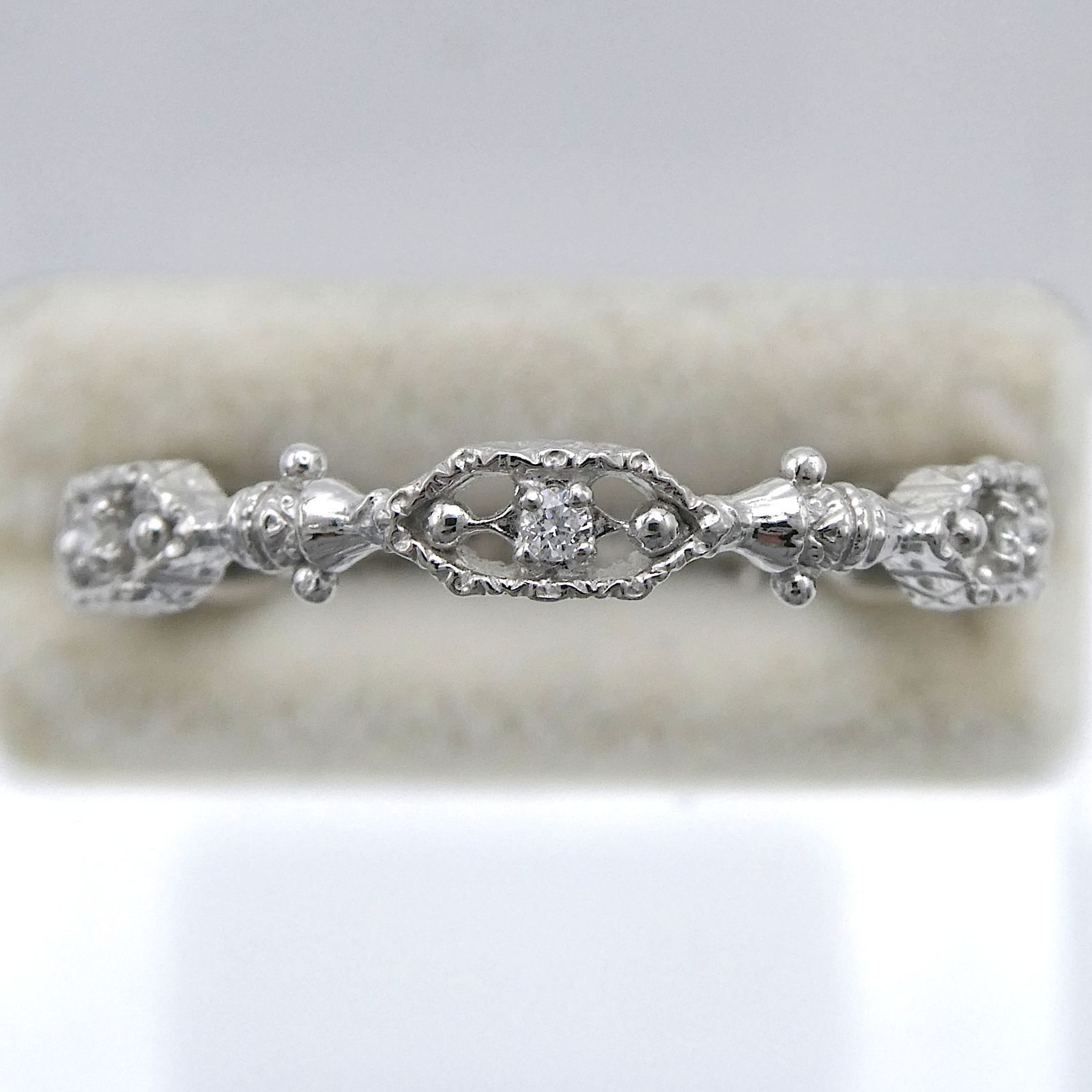 リング Pt900 ダイヤモンド0.05ct 14号 フルサークル - メルカリ 