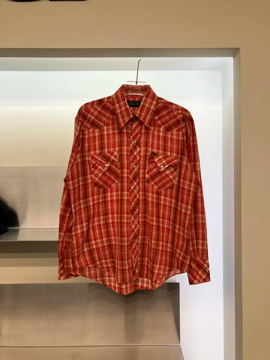 70s ウエストン Bar ー M Rancher チェック シャツ