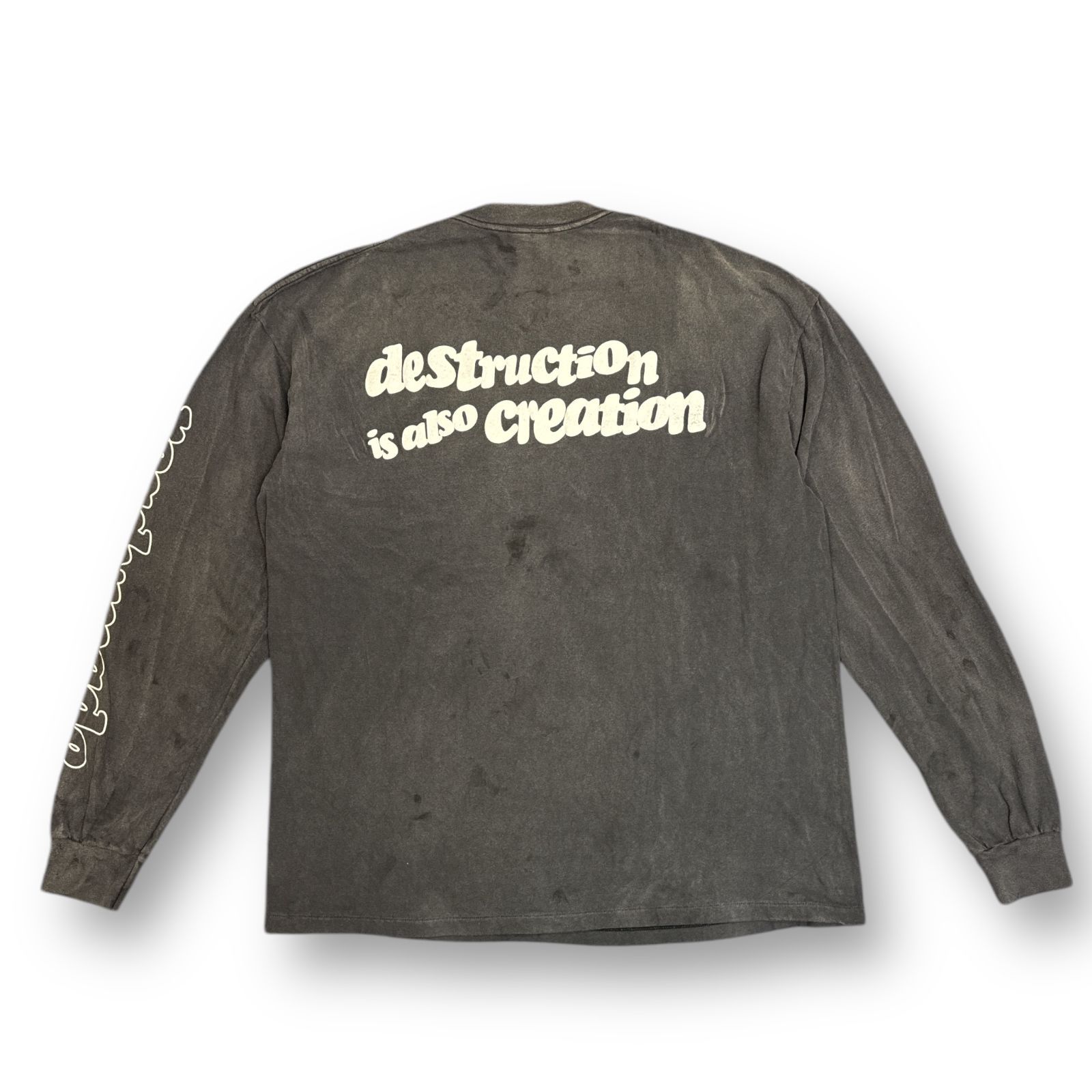 定価41800円 新品 READYMADE 24AW DESTRUCTION L/S T-SHIRT ディス 
