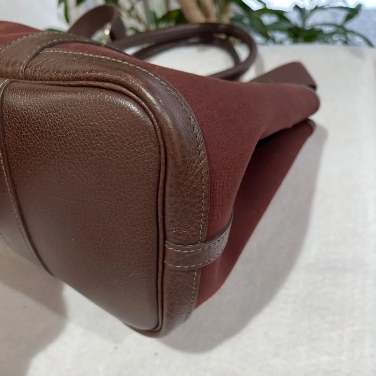 美品】HERMES エルメス ガーデンパーティTPM 30 ストラップ付き トワル 