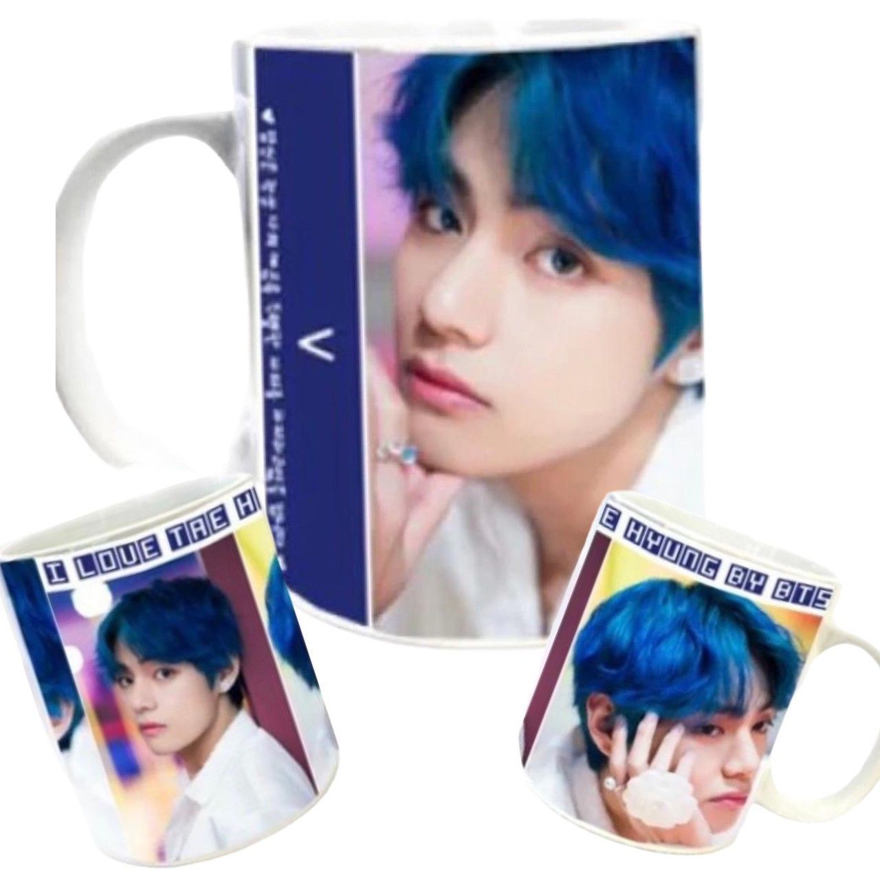 BTS V ブイ バンタン 防弾少年団 陶器製 マグカップ 韓流 グッズ cb101