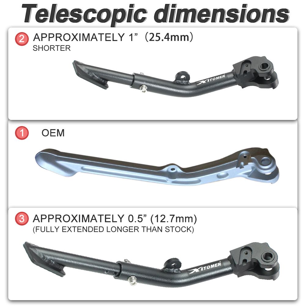 トライアンフ タイガー 900 GT GT PRO タイガー 850 スポーツ キックサイドスタンド 調整式サイドスタンド パーキングブラケット USTAUSTRALIA_COM_AU