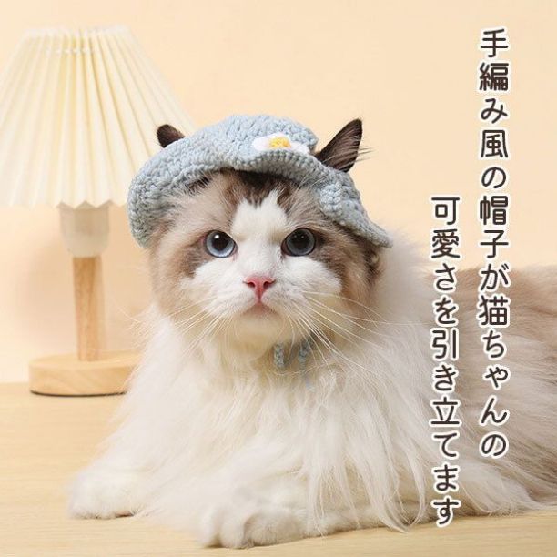 手編み変装ハット｜カエル