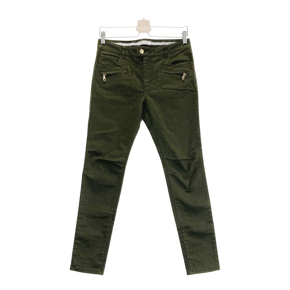 サイズ M MARK-LONA マークアンドロナ ストレッチパンツ カーキ系 240101220145 ゴルフウェア レディース ストスト