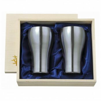 華タンブラー 300ml 艶消し 桐箱セット 2846 2846