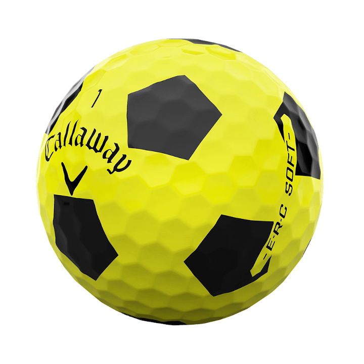 キャロウェイ　ERC　ゴルフボール　サッカーボール　黄　1ダース　新品未使用 キャロウェイERCゴルフボールサッカーボール黄1ダース新品未使用