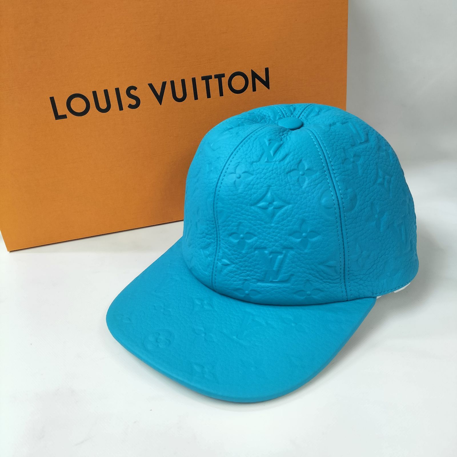 ルイ ヴィトン キャップ M76755 louis vuitton ブルー | www