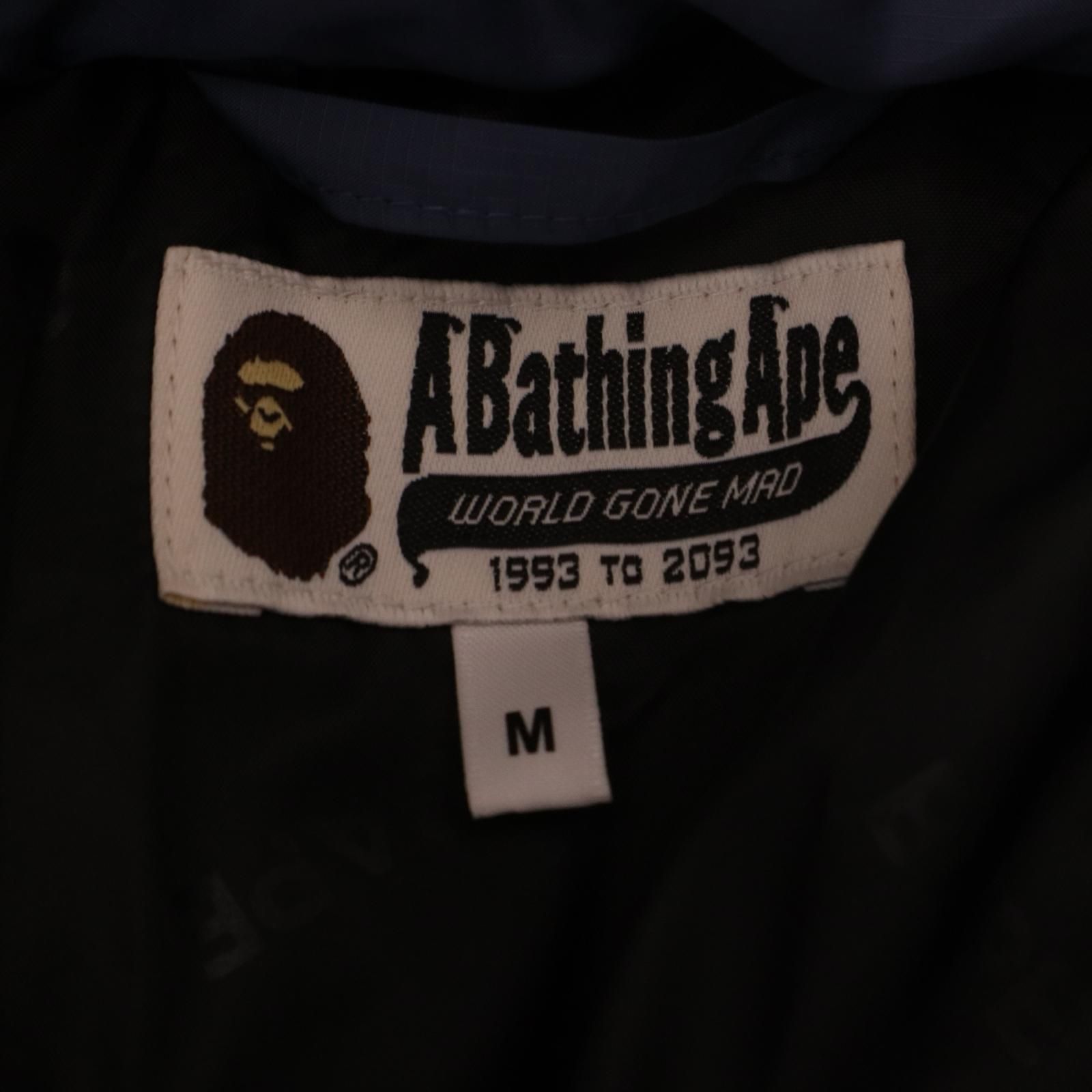 A BATHING APE アベイシングエイプ 1J80144005 青 STITCHING DOWN ...