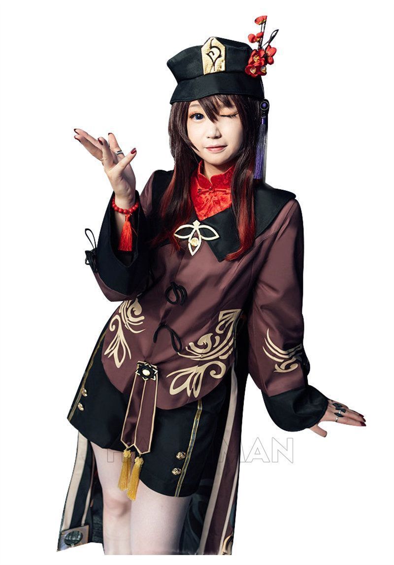 胡桃 フータオ Hu Tao コスプレ衣装 原神 げんしん ヒロイン コスプレ衣装 コスチューム ハロウィン クリスマス 制服 大人 子供 cosplay イベント