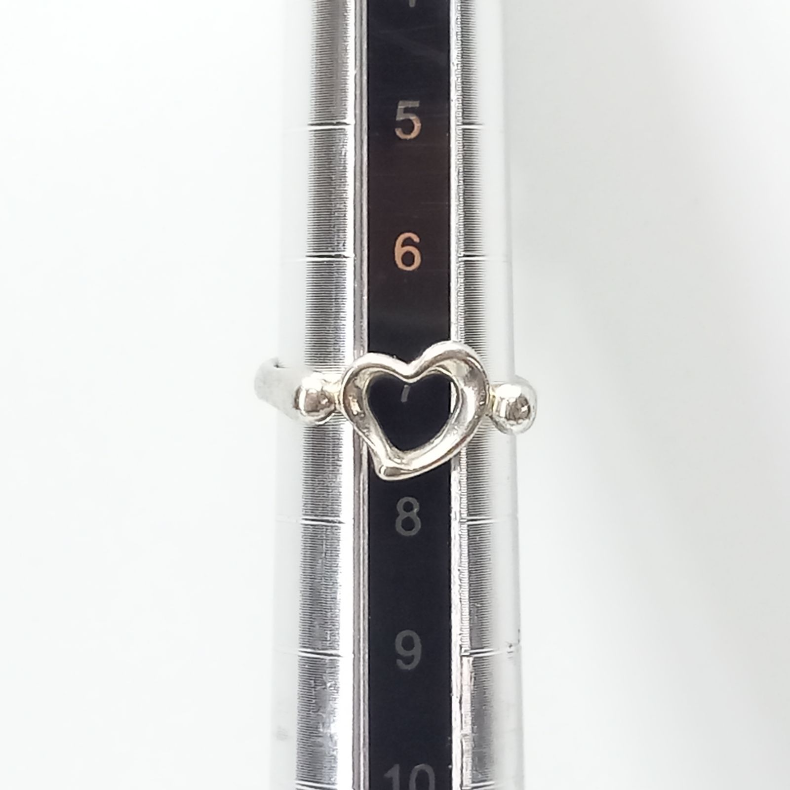 7号 オープンハート リング エルサペレッティ 925シルバーTIFFANY＆Co 