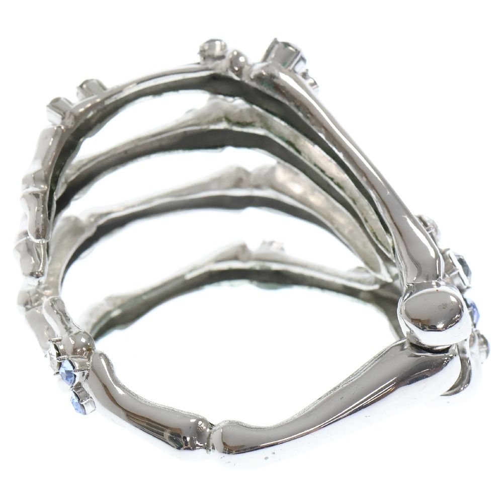 ラフシモンズ 22SS Skeleton Bracelet シルバーバングル ラフシモンズ 22SS Skeleton Bracelet シルバーバングル