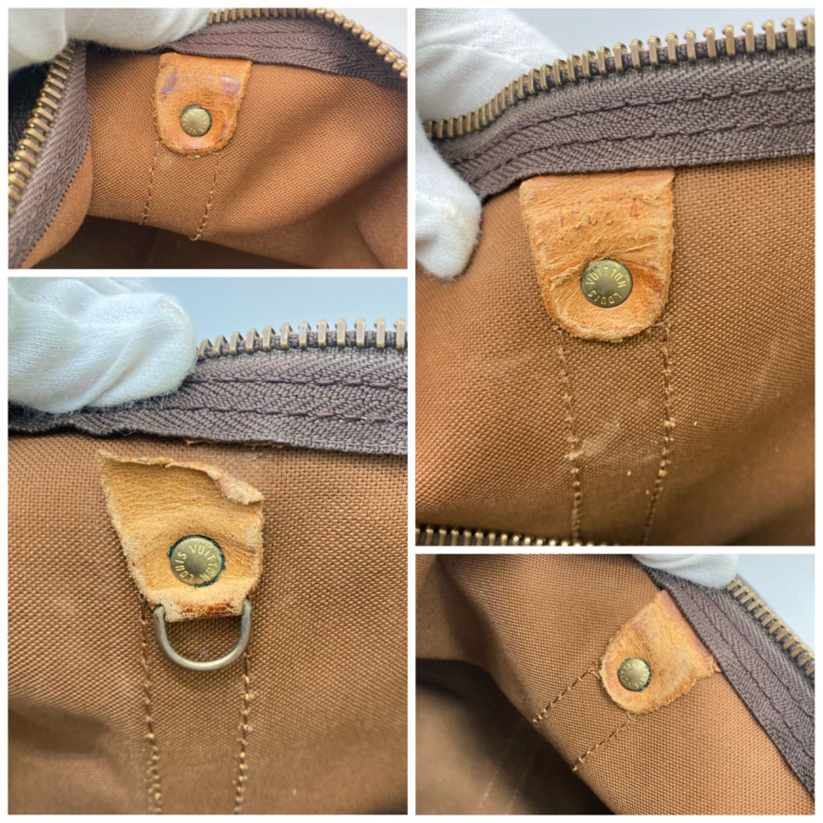 ルイヴィトン】LV VUITTON モノグラム キーポル50 バンド