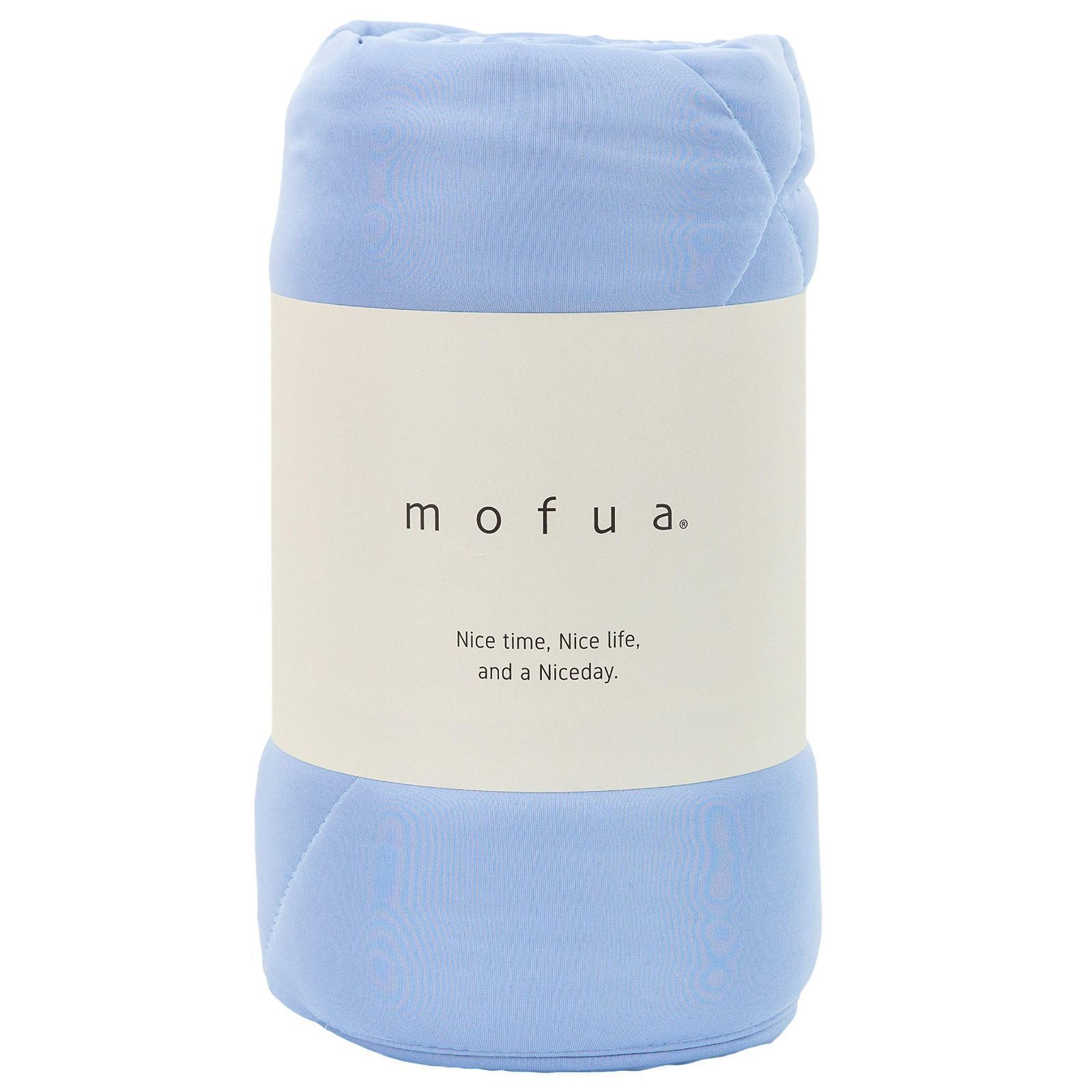 数量限定】mofua(モフア) 掛け布団 肌掛け キルトケット ブルー ダブル ...