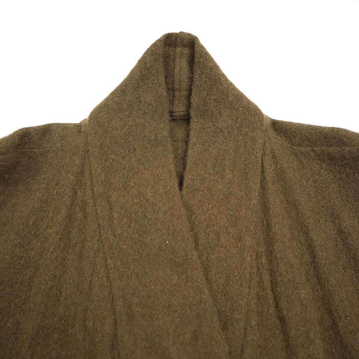 Ground Y グラウンド ワイ 22AW 縮絨ウールサージショールコート GE 