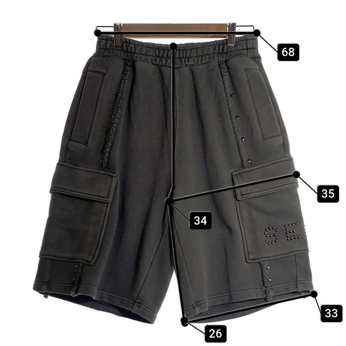 ウィンダンシー✖︎ゴッドセレクションxxxスウェットショートパンツXLサイズ WIND AND SEA × GOD SELECTION XXX / ウィンダンシー × ゴッド
