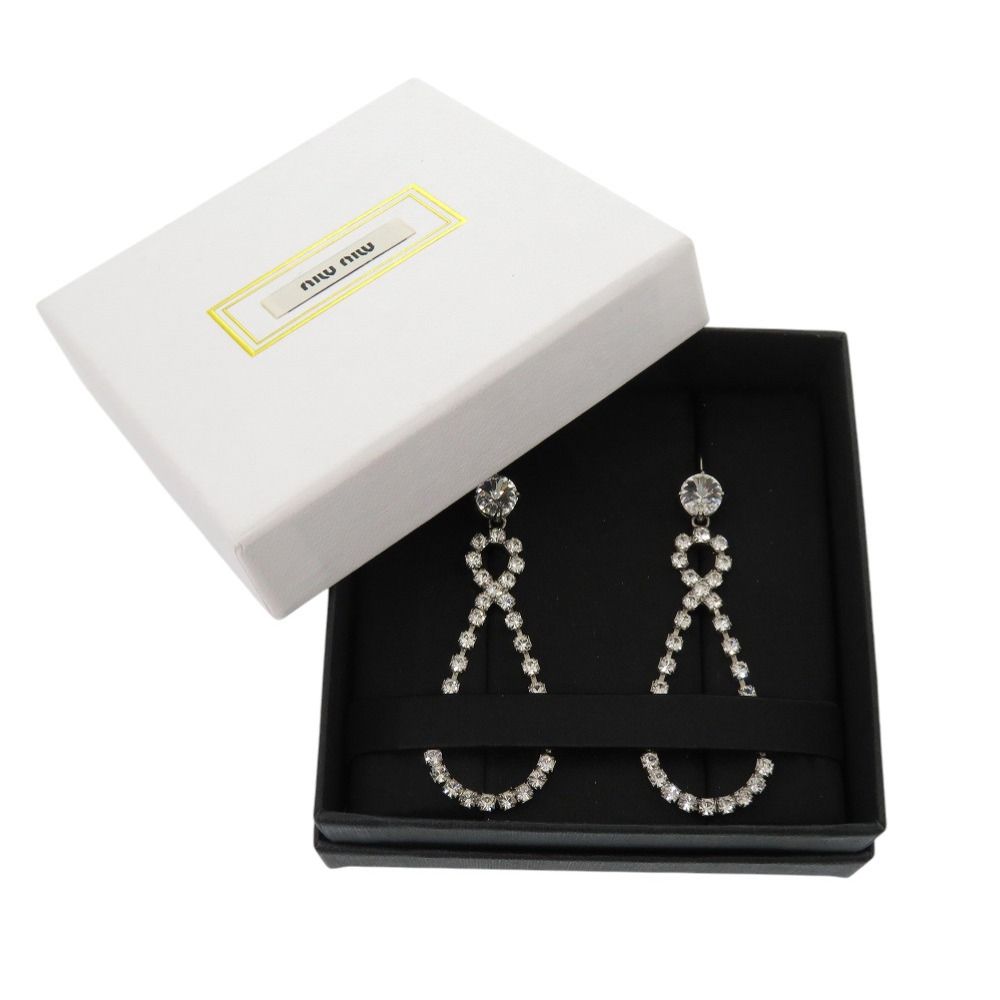 【美品】Miu Miu クリスタルビジューピアス MI5637DW000554_thumb.jpg