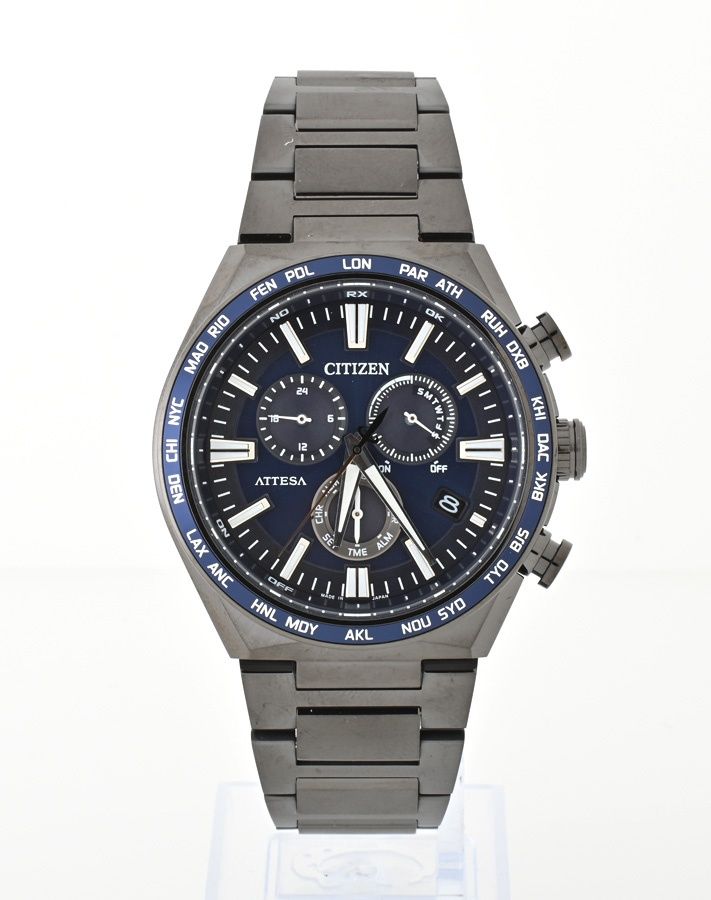 シチズン / CITIZEN アテッサ ACT Line ブラックチタンシリーズ CB5967-66L / E660-007C804 クオーツ 電波 ソーラー 【未使用】 商品番号 E-155837 - メルカリ