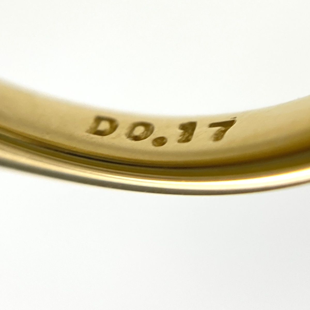 ジュネ Jeunet シェル デザインリング YG イエローゴールド 指輪  