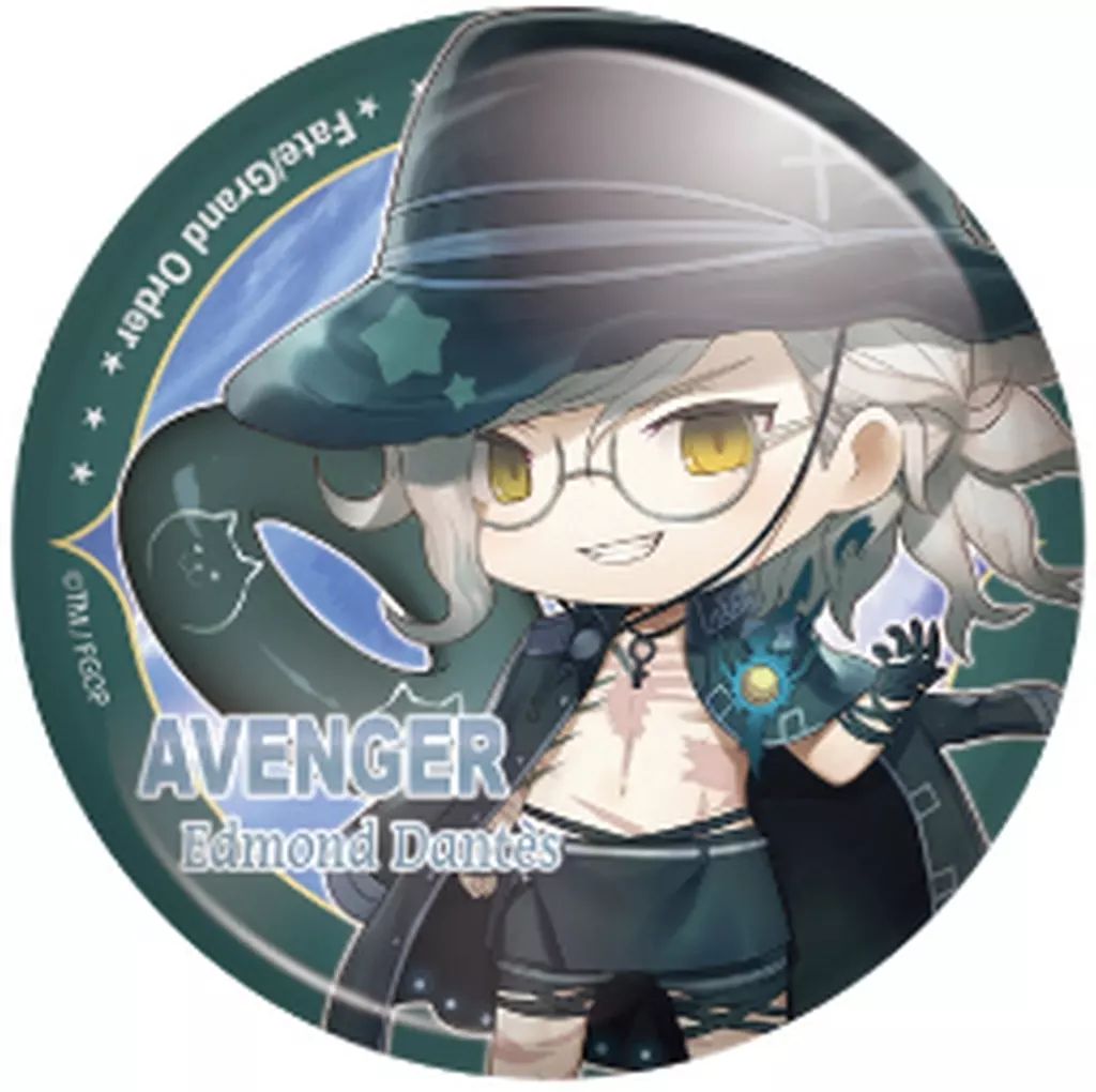 FGO エドモン・ダンテス 巌窟王 缶バッジ Fate/Grand Order ×サンリオ ぷにぷに缶バッジ【巌窟王 エドモン
