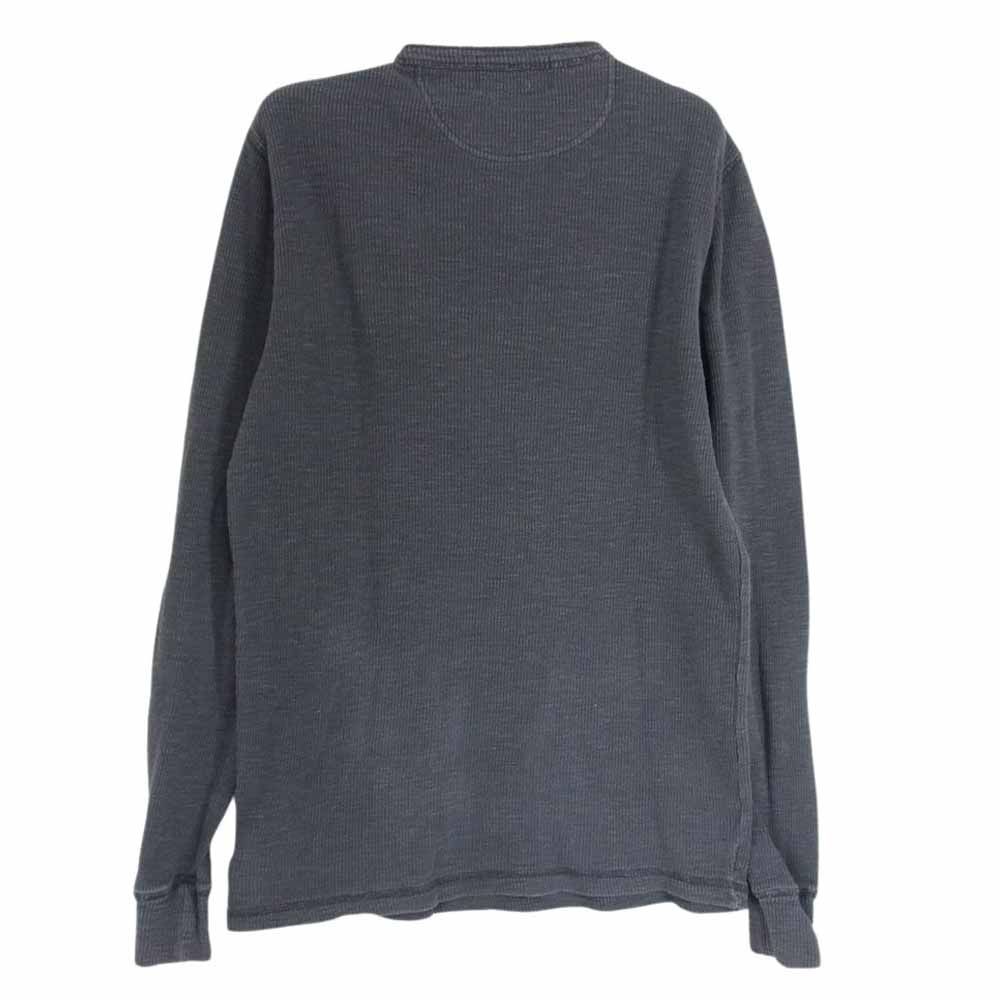 RRL ダブルアールエル ヘンリーネック サーマル 長袖 Tシャツ グレー系 