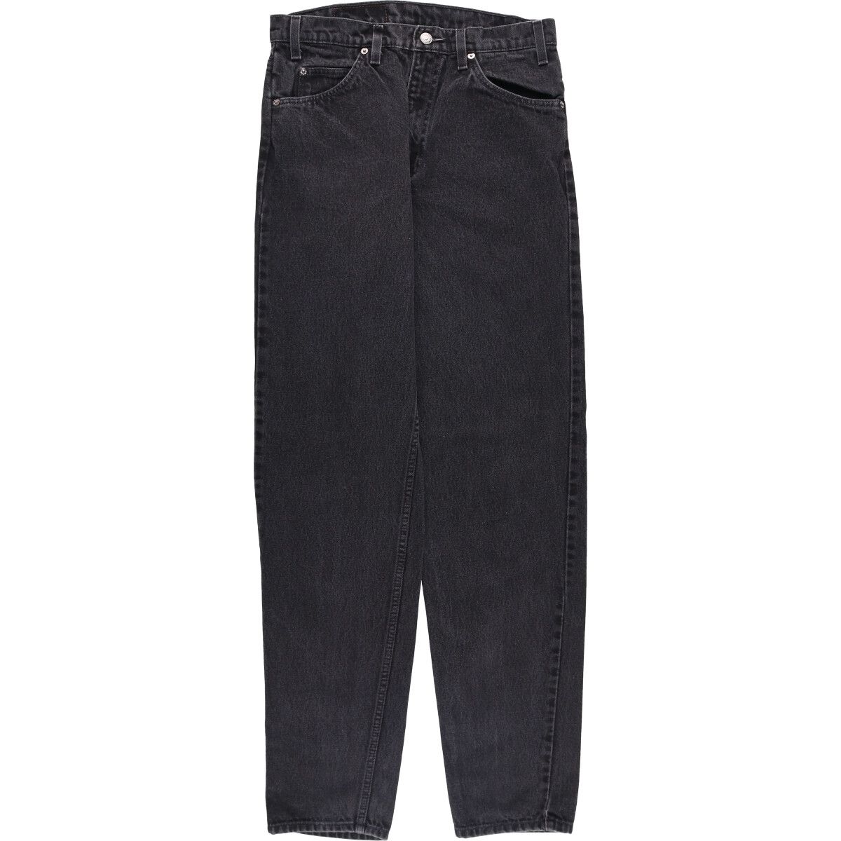 古着 リーバイス Levi s 550 RELAXED FIT TAPERED LEG オレンジタブ ブラックデニム テーパードデニムパンツ メンズw30相当|eaa586944