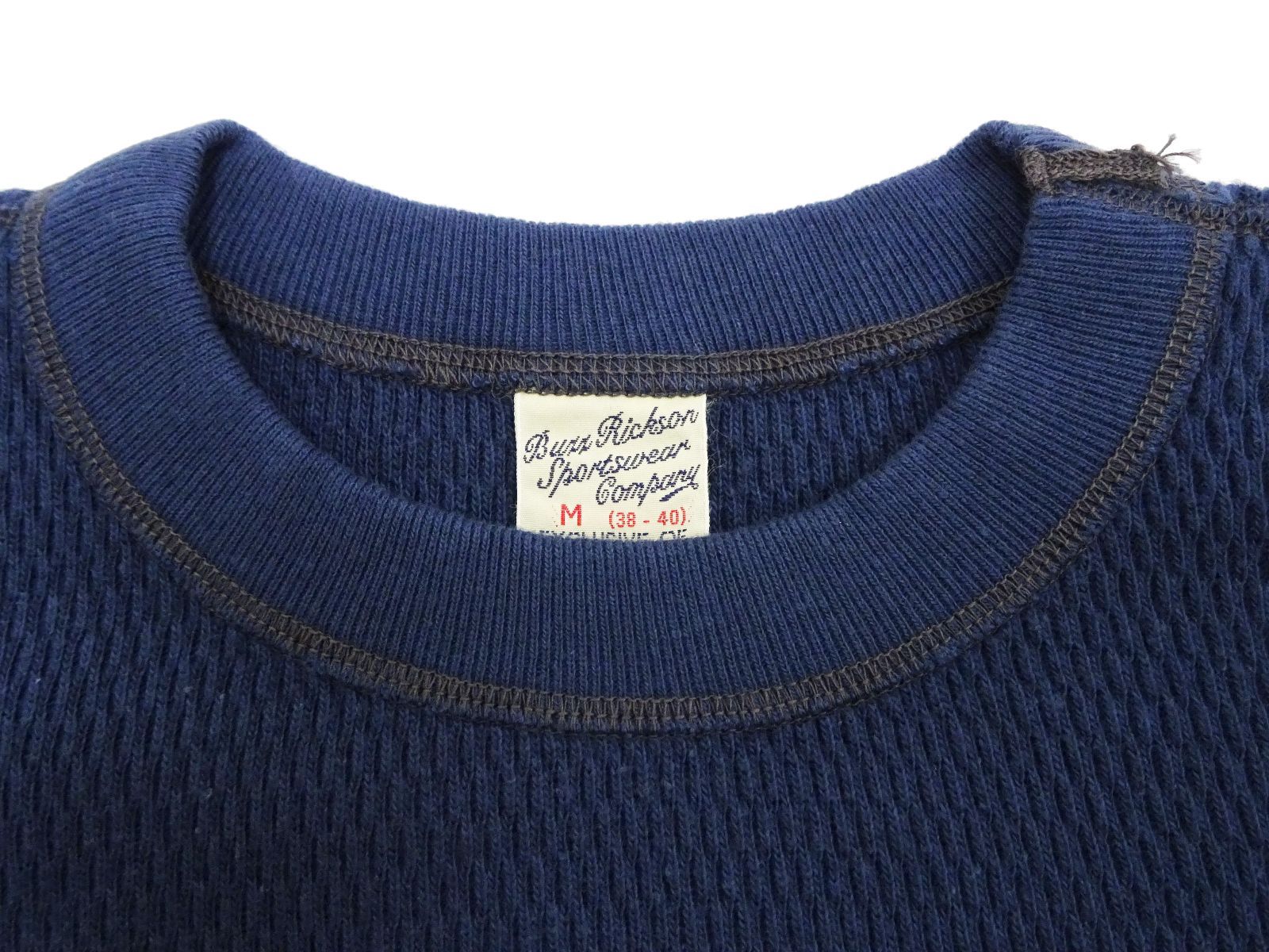 バズリクソンズ サーマル 長袖Tシャツ BR63755 Buzz Rickson 無地 