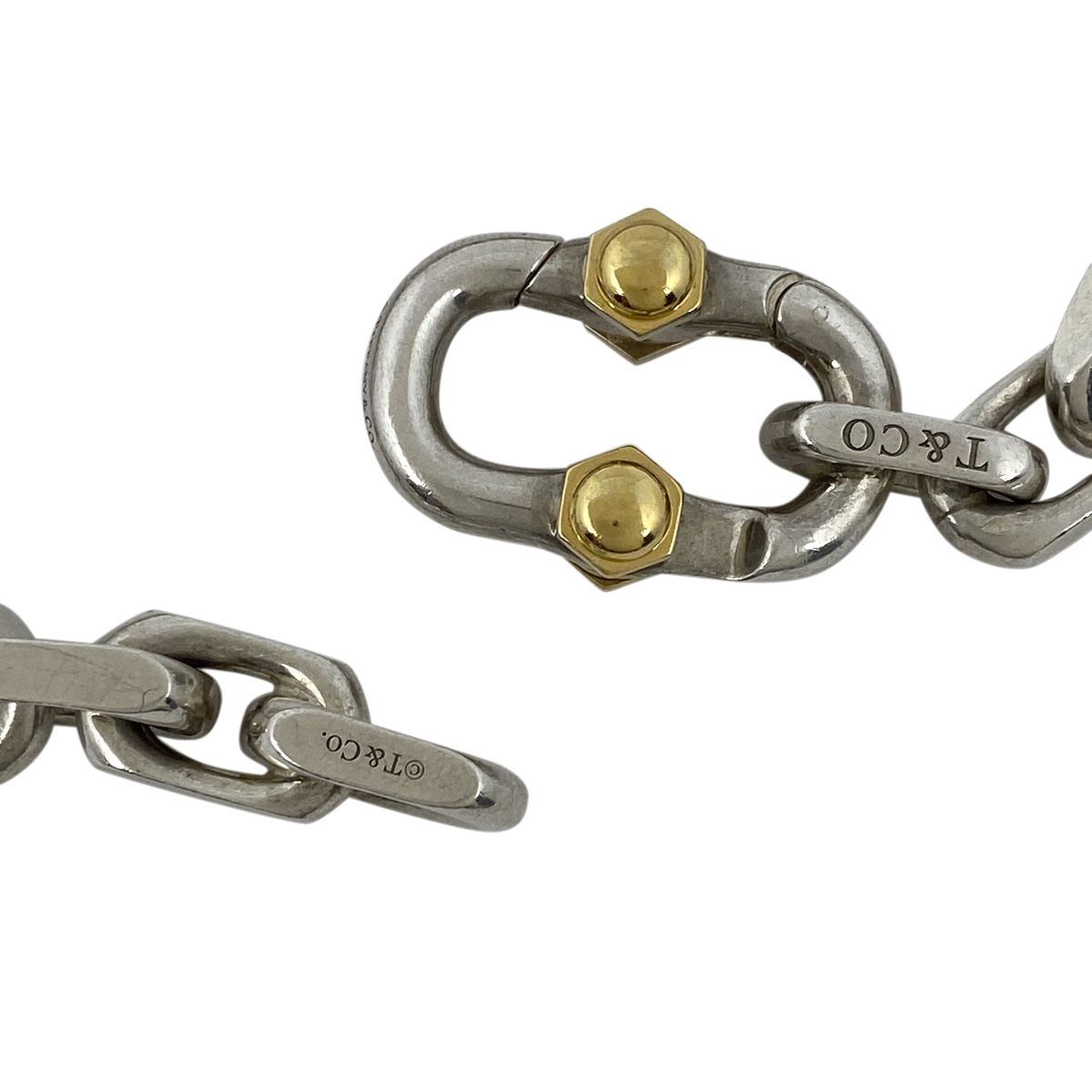 ティファニープレスレット ティファニー TIFFANY&Co. メイカーズ ワイド チェーン ブレスレット