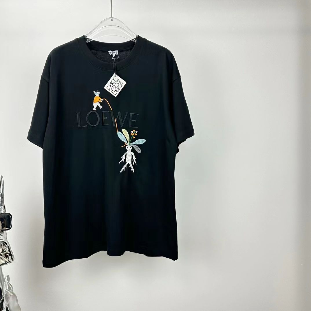 ロエベ Loewe Tシャツ 半袖 男女兼用 loewe Tシャツ メンズ 未使用 