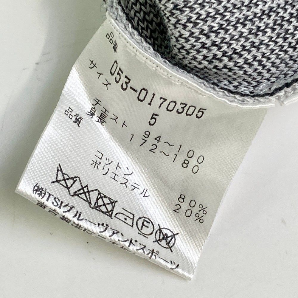 サイズ：5 PEARLY GATES パーリーゲイツ  ニットセーター ニコちゃん  グレー系 [240101353033] ゴルフウェア メンズ ストスト サイズ：5 PEARLY GATES パーリーゲイツ ニットセーター ニコ