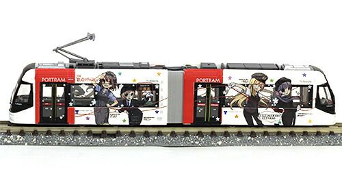 鉄コレ 富山ライトレール 鉄道むすめラッピング（A:赤） 【トミー