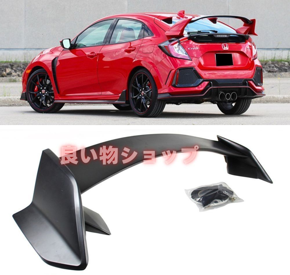 15-21 ホンダ 10代目 FK型 シビック リアウイング トランクスポイラー FK7 FK8 ハッチバック ウィング L 塗装込み 純正色塗装  15-21 FK7 FK8 ホンダ シビック 10代目 ハッチバック FK型 リア