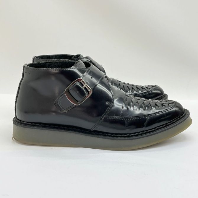 【美品】DIESEL ディーゼルドレスシューズモンクストラップ　黒　26.5 ◇◇DIESEL ディーゼル シューズ レザー モンクストラップ 25.5