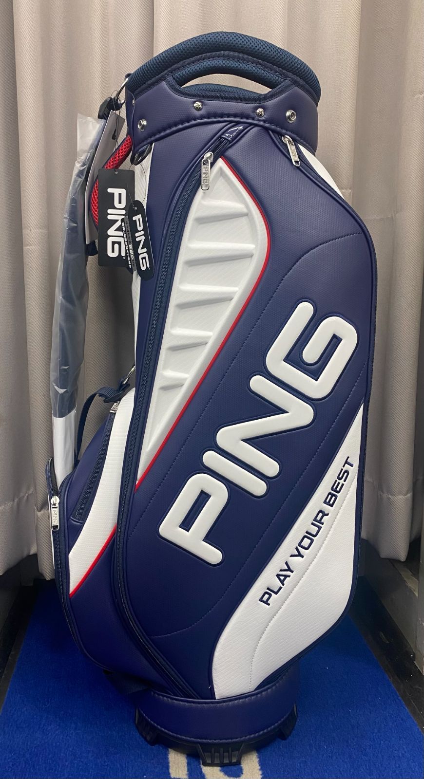 【新品】PING キャディバッグ CB-U2505 ネイビー 新品】PING キャディバッグ CB-U2505 ネイビー - メルカリ