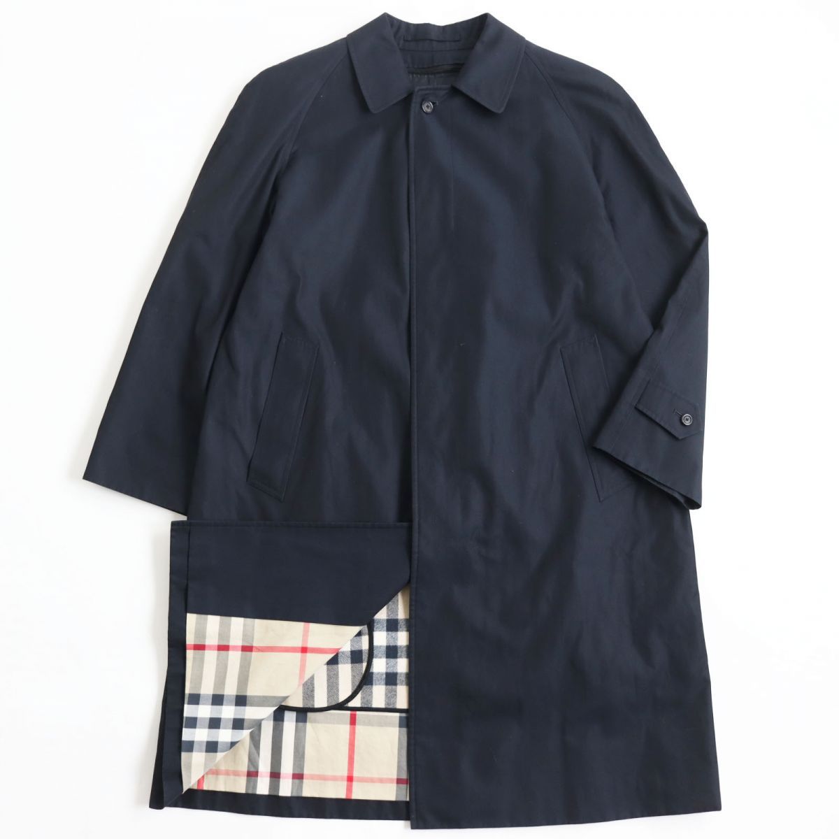 美品 バーバリーロンドン ステンカラーコート ライナー ノバチェック