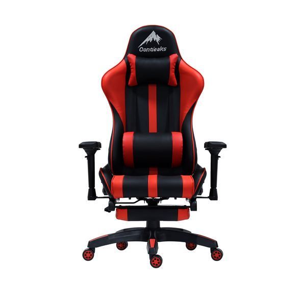 ルセル V3 オットマン付 チェア レッド RD 組立式 代引不可