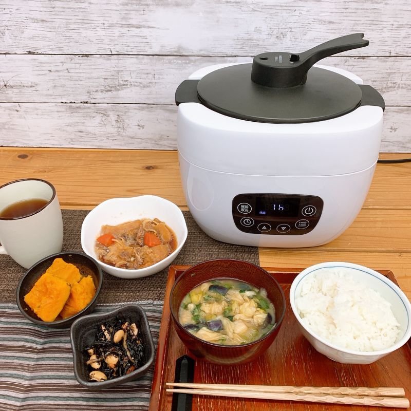新品 ヒロ・コーポレーション 多機能調理炊飯器 レッド ヒロ・コーポレーション 多機能調理炊飯器 レッド(無水調理