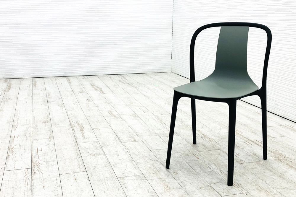 vitra. ベルヴィル アームチェア モスグレー4脚セット ベルヴィル